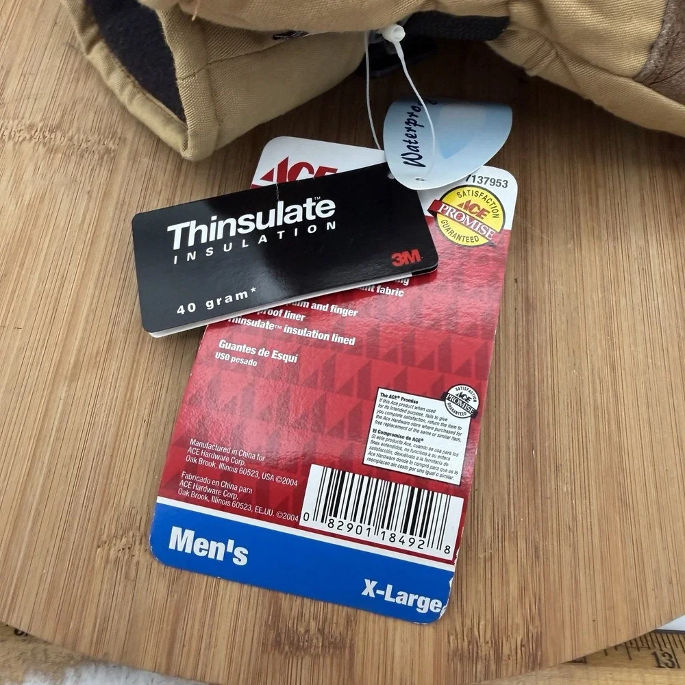 3M Thinsulate 40 gram Thermal Insulated Waterproof Ski Gloves NWT